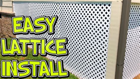 How to attach vinyl lattice. Things To Know About How to attach vinyl lattice. 